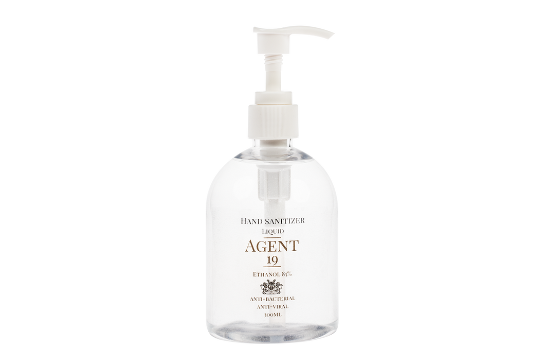 Agent 19 - Hospital Grade - Anti Bacterial Ethanol Hand Sanitizer Liquid - 300 ml